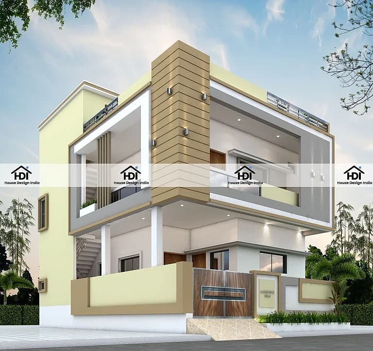 26X40 House Plan- 1040 sq ft Residential House Design at Ahmadabad [GJ]