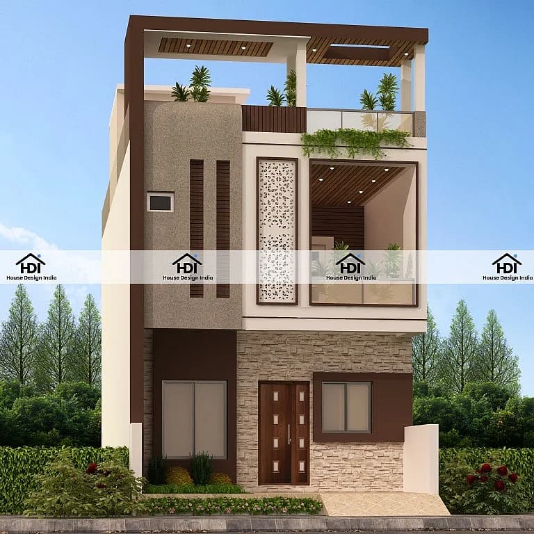 22X50 House plan- 1100 sqft Residential house design At Indore [MP]