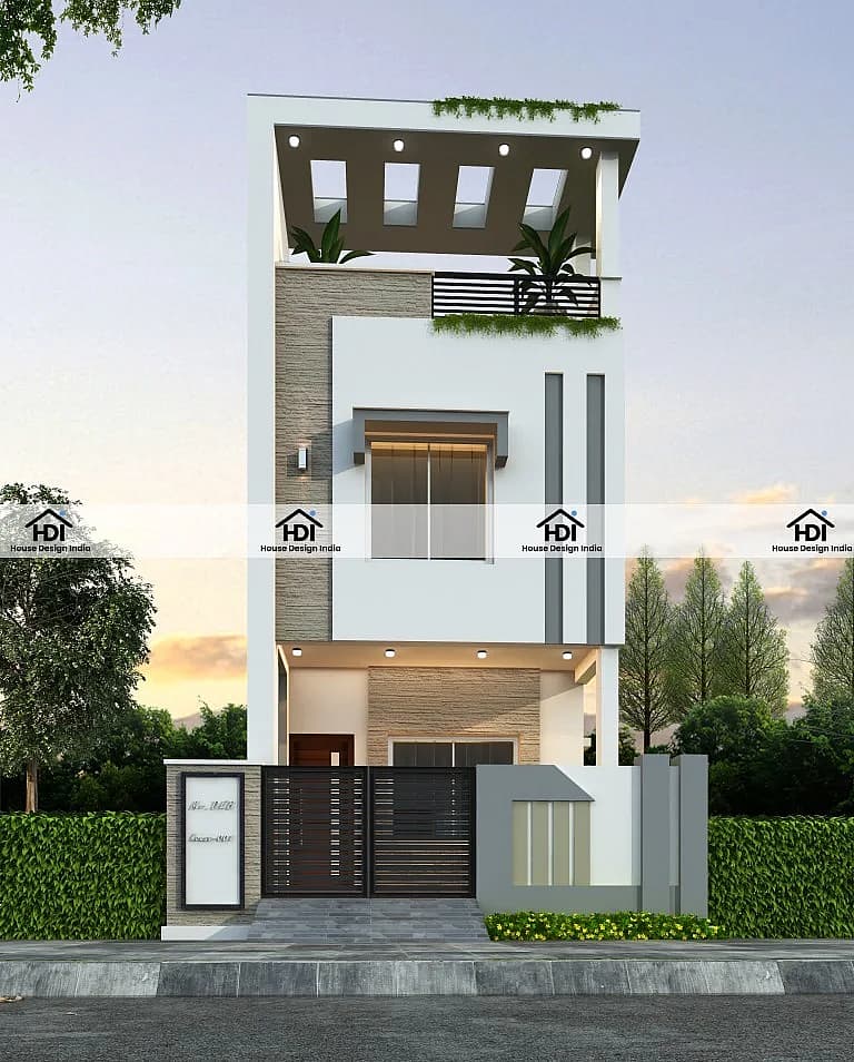 20X60 House Plan- 1200 sq ft Residential House Design at Viluppuram [TN]