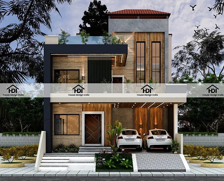 40X60 House Plan- 2400 sq ft Residential House Design at Sigao [GOA]