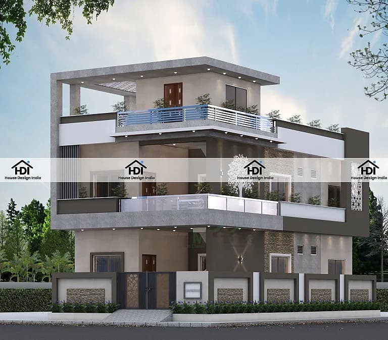 25X50 Residential House with Rental House Plan- 1250 sq ft Residential Cum Commercial House Design at Nagpur [MH]