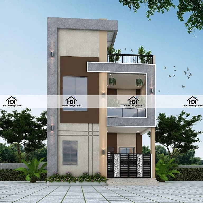 22X42 House Plan- 924 sq ft Residential House Design at Chennai — photo 1 — Project ID 7125