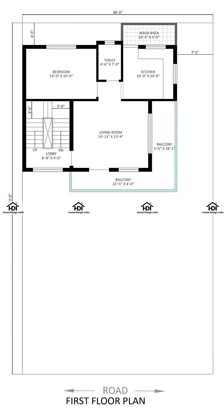 40X70 House Plan- 2800 sq ft Residential House Design at Hoshiarpur — photo 2 — Project ID 7135