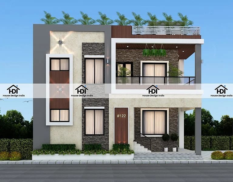 40X70 House Plan- 2800 sq ft Residential House Design at Hoshiarpur [PB]