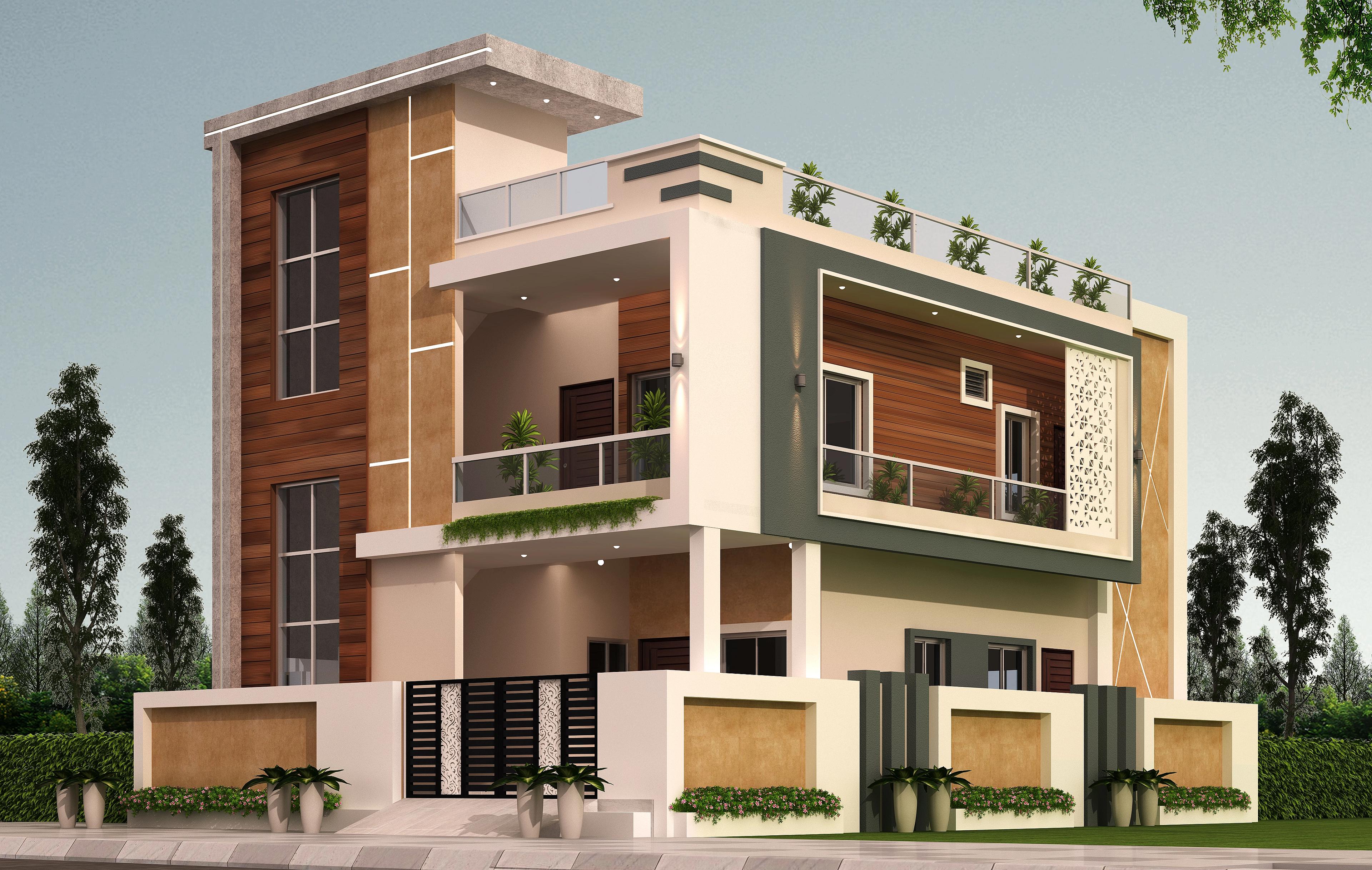 30X50 Residential House with Rental House Plan- 1500 sq ft Residential Cum Commercial House Design at Bangalore [KA]