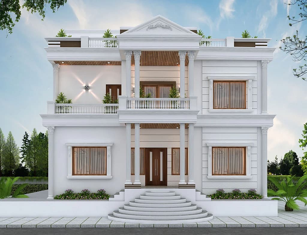 38X40 House Plan- 1520 sq ft Residential House Design at Kolkata thumbnail 1 — Project ID 7245