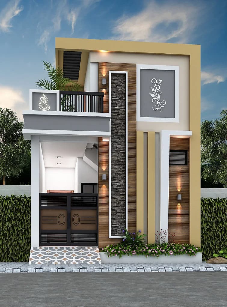 16X52 House plan- 832 sqft Residential house design At Chennai [TN]