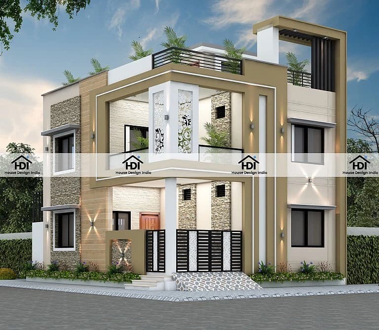 28X38 House plan- 1064 sqft Residential house design At Bhopal [MP]