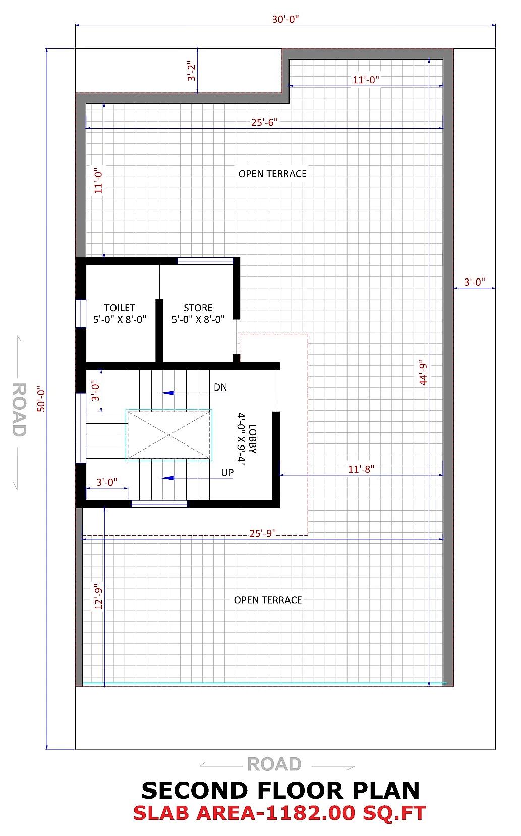 30X50 House plan- 1500 sqft Residential house design At Balasore thumbnail 2 — Project ID 7282