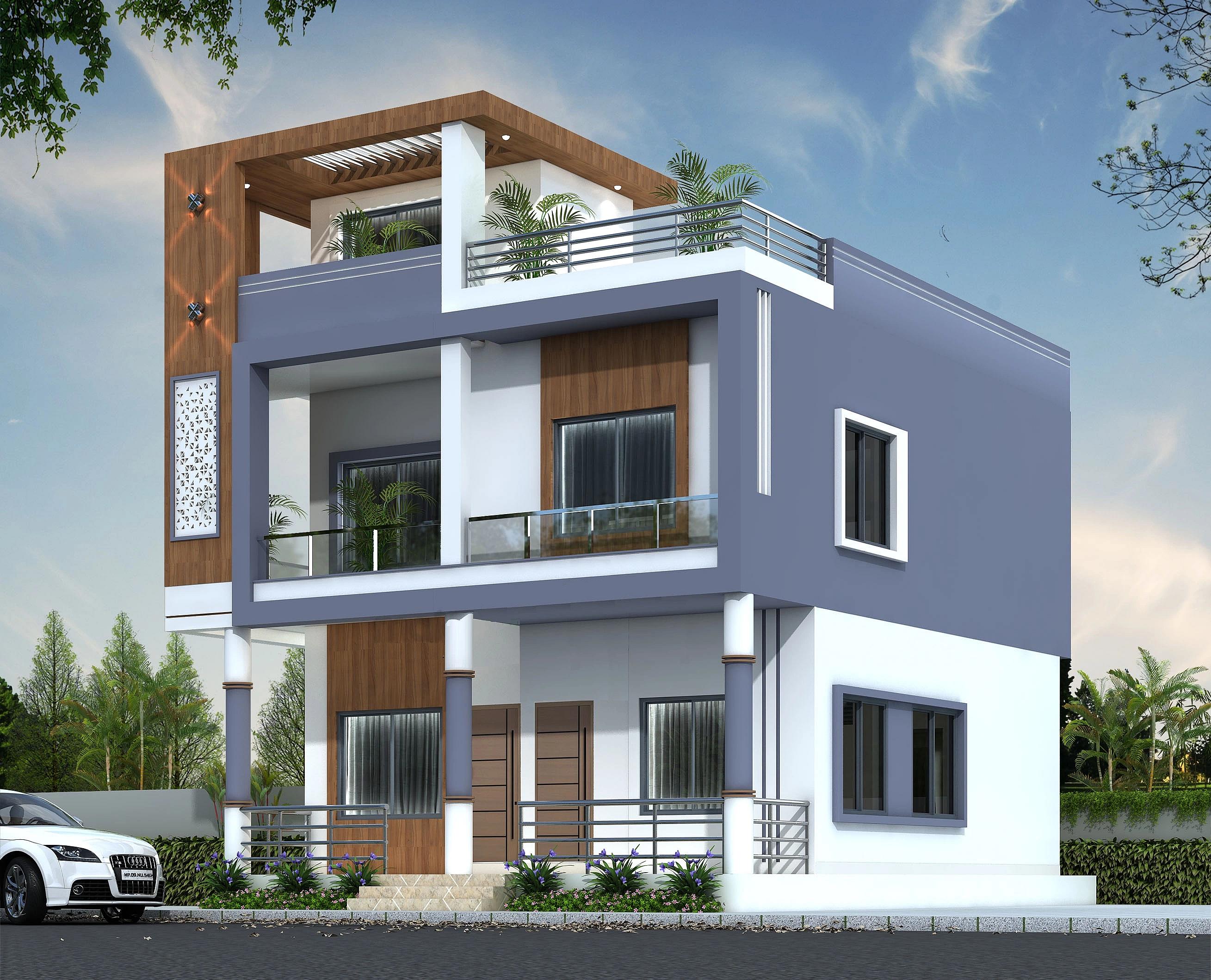 26X32 House plan- 832 sqft Residential house design At Pune [MH]