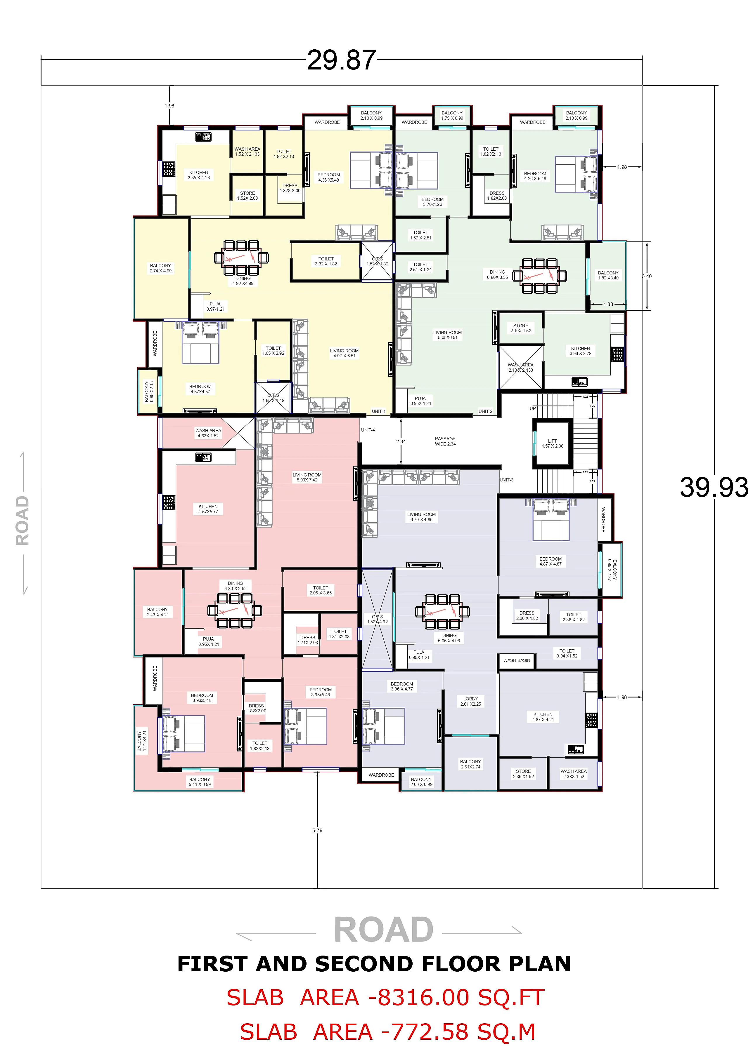 75X100 Multi storey Apartment Plan- 7500 sq ft Commercial House Design at Juba {South Sudan} thumbnail 3 — Project ID 7350