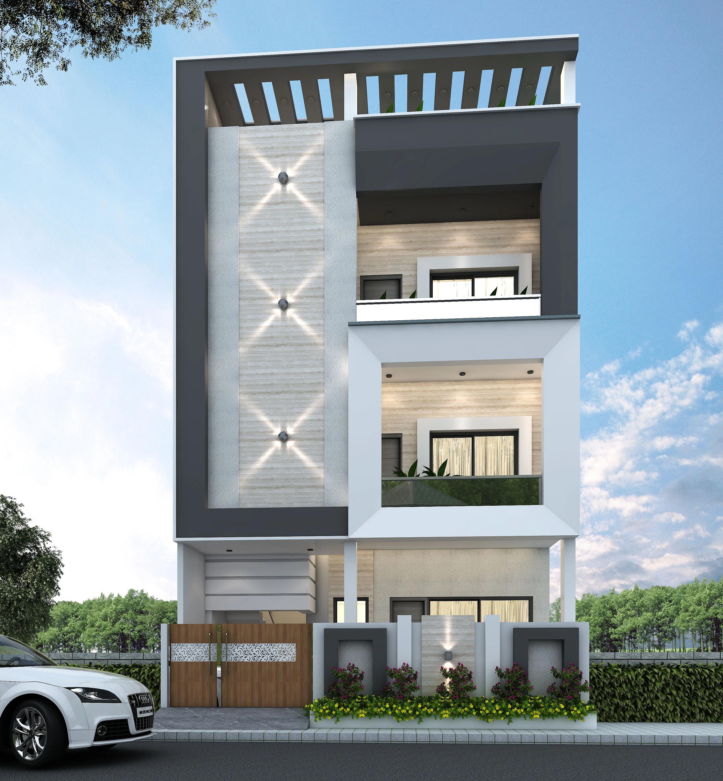 25X55 House plan- 1375 sqft Residential house design At Ghaziabad [UP]