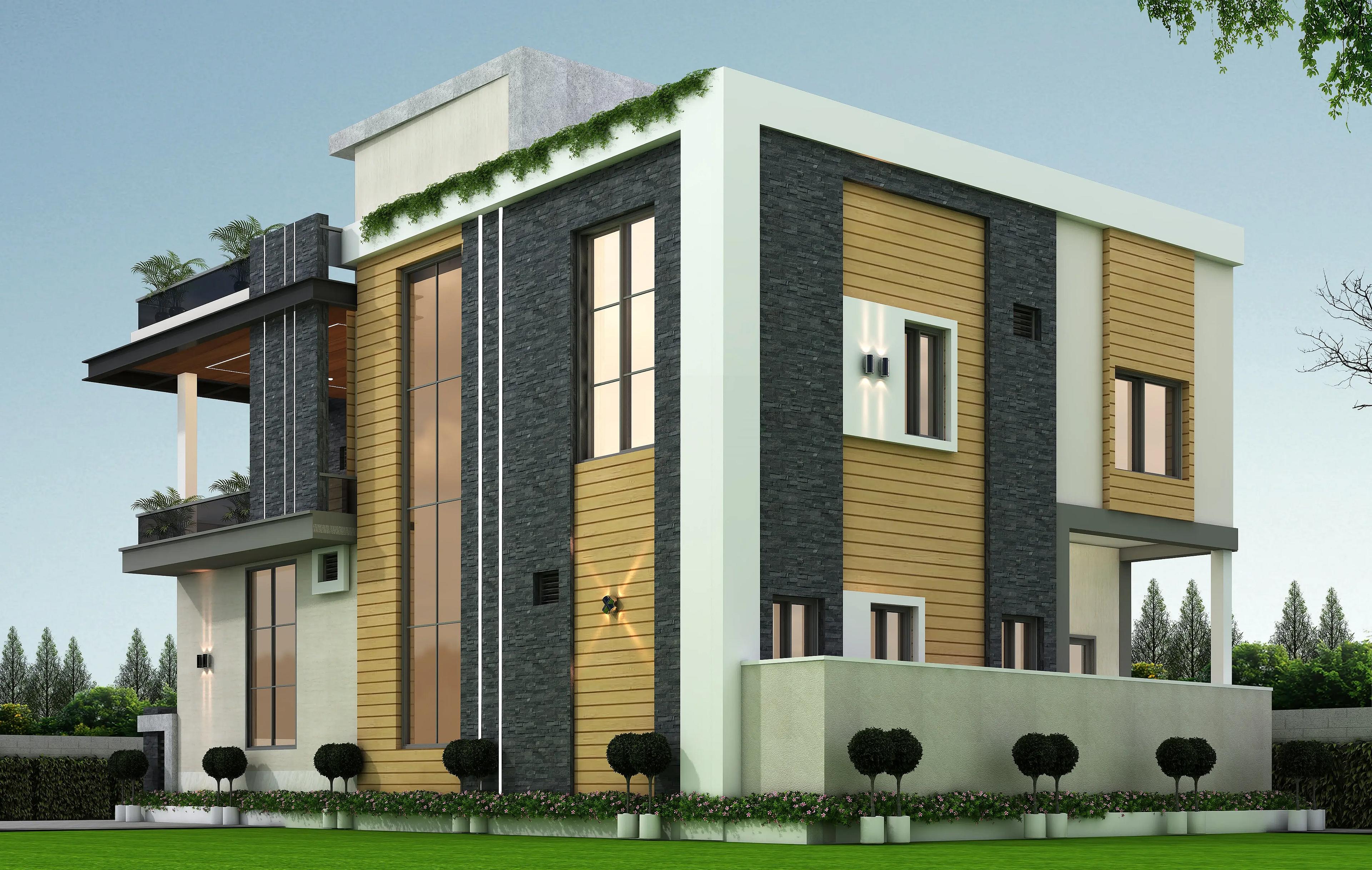 35X58 House plan- 2030 sqft Residential house design At Bathindi [J&K]