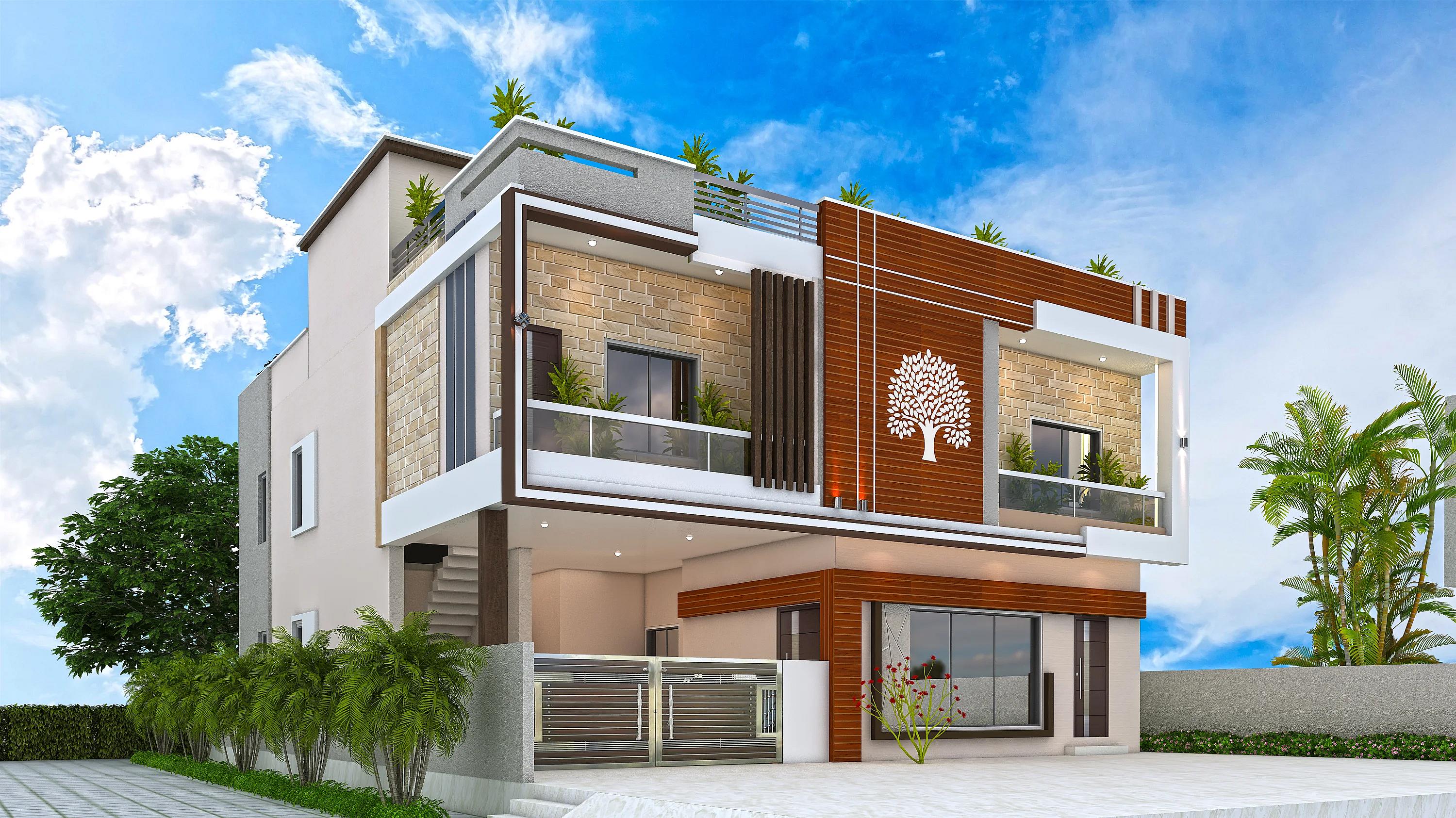 40X60 House With Office  plan- 2400 sqft Residential house design At Dhanbad [JH]