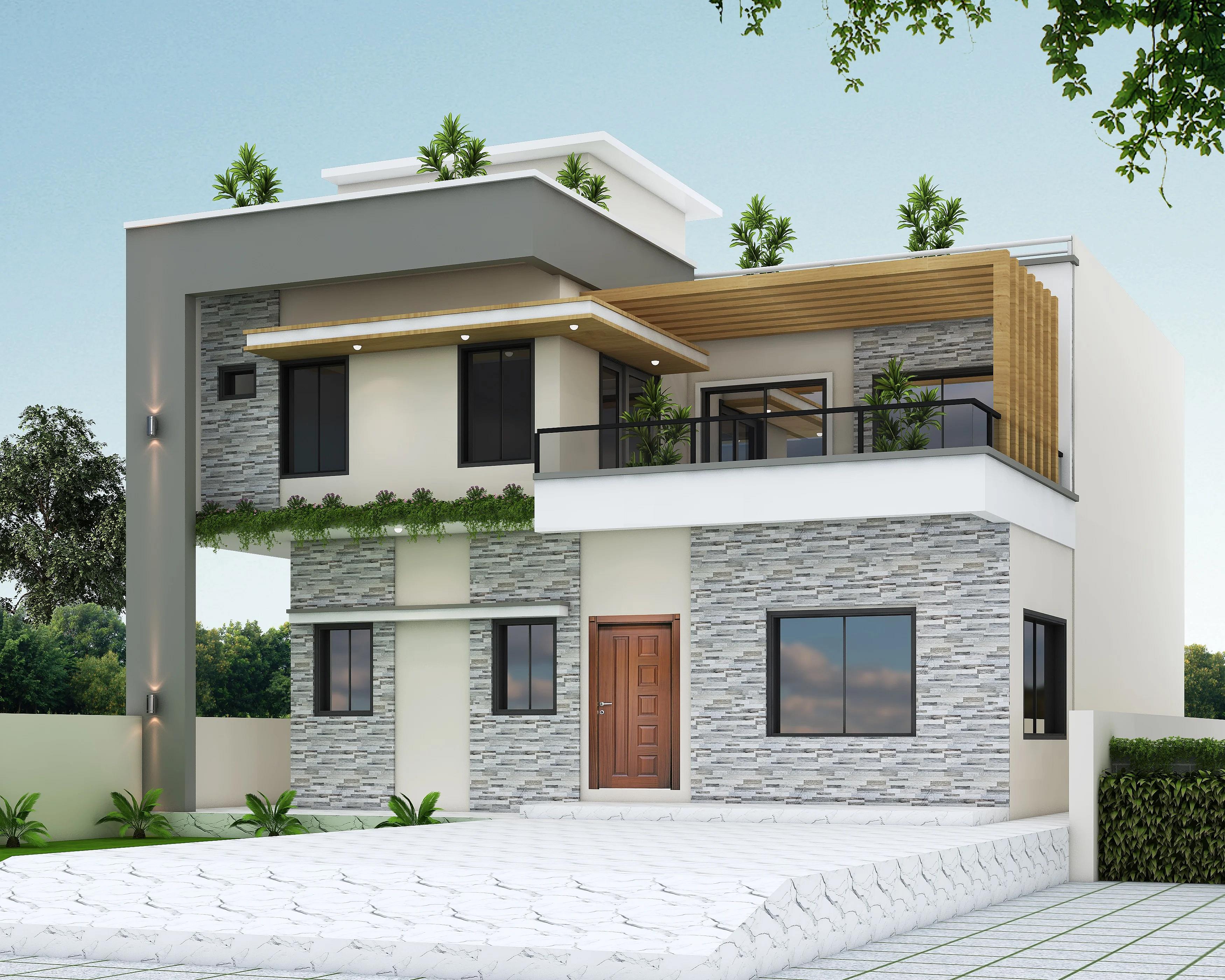 40X80 House plan- 3200 sqft Residential house design At Dehri [BR]