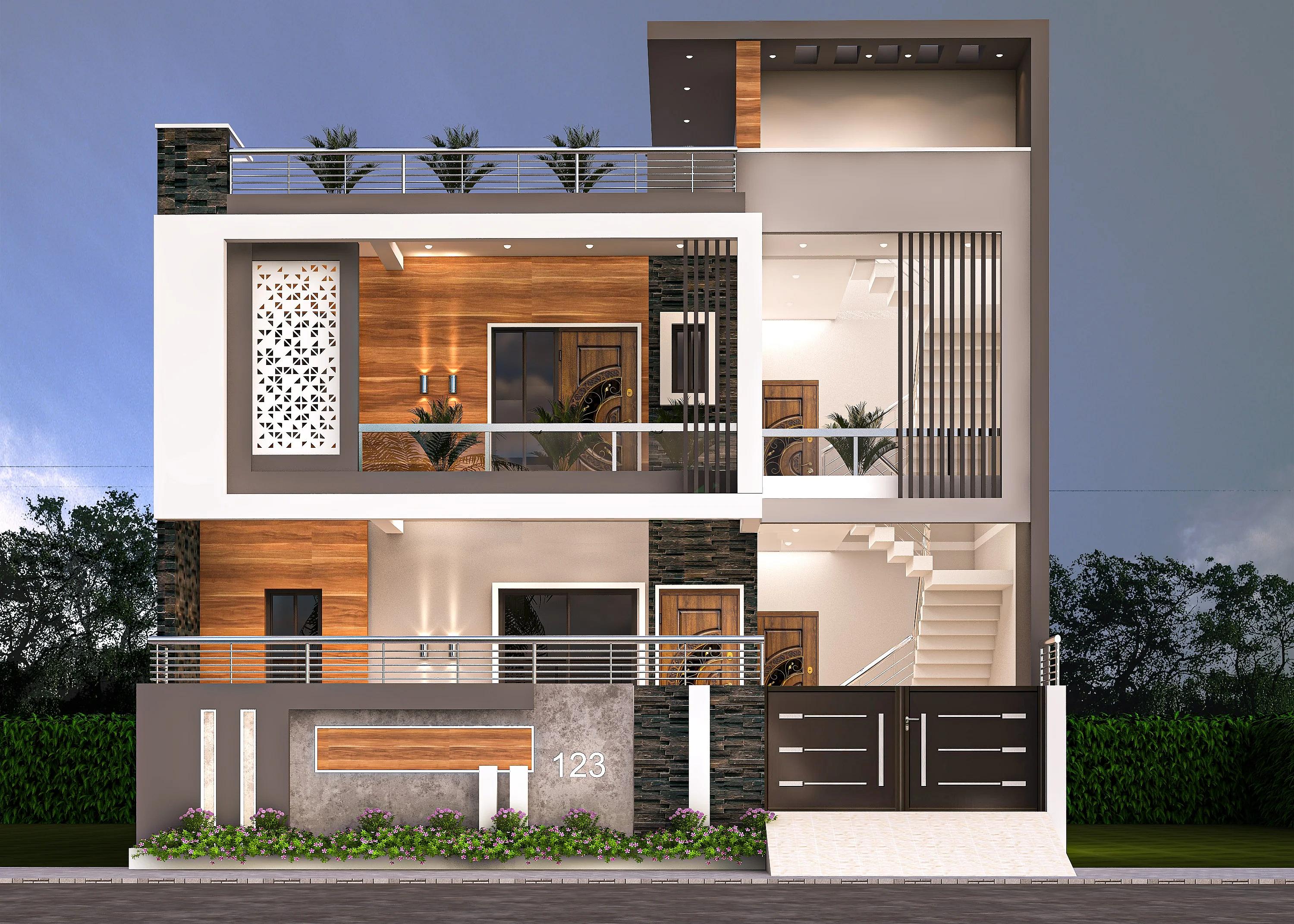 35X50 House plan- 1750 sqft Residential house design At NewDelhi thumbnail 3 — Project ID 7580