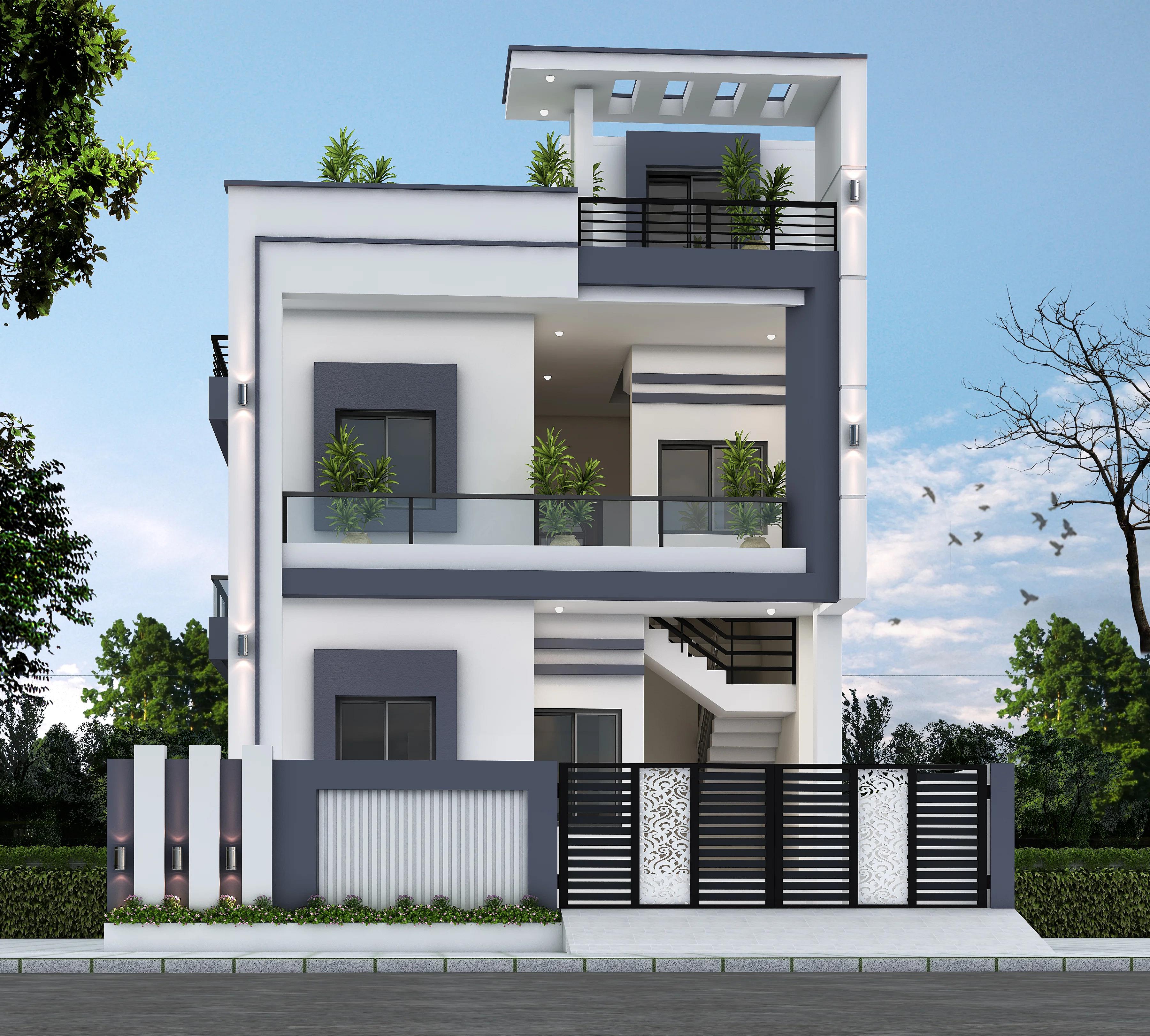 31X103 House plan- 3193 sqft Residential house design At Bhadrak [OR]