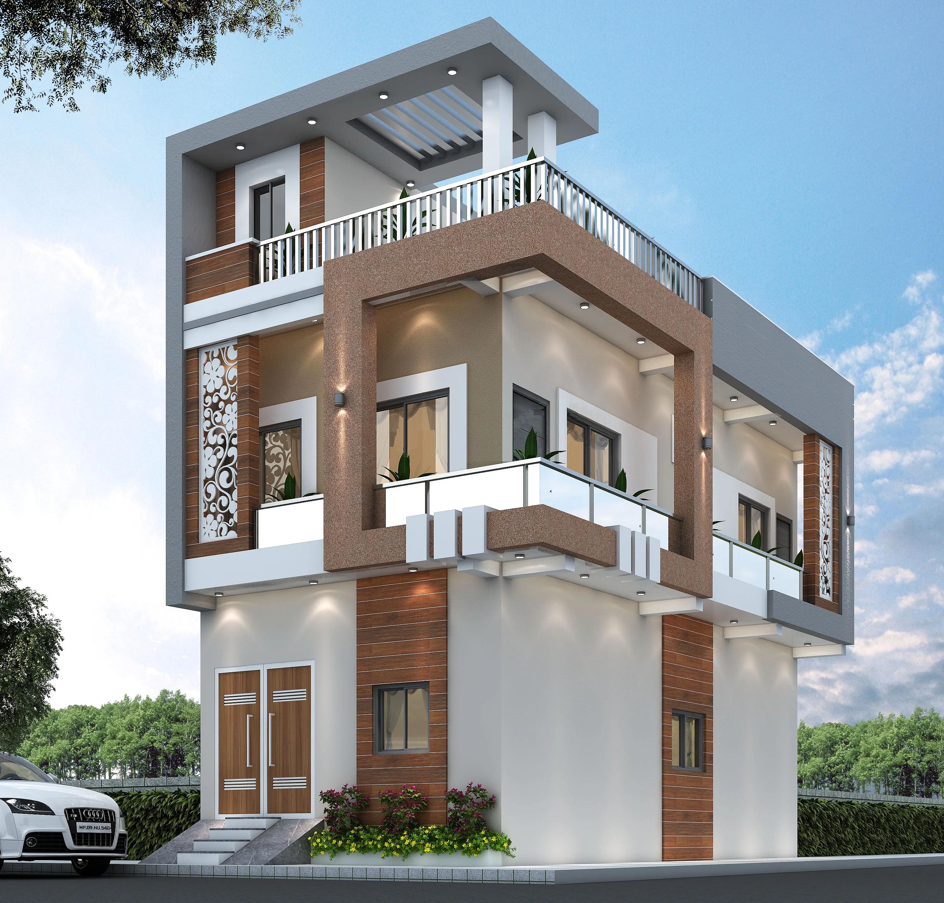 16X32 House plan- 512 sqft Residential house design At Kanpur thumbnail 1 — Project ID 7663