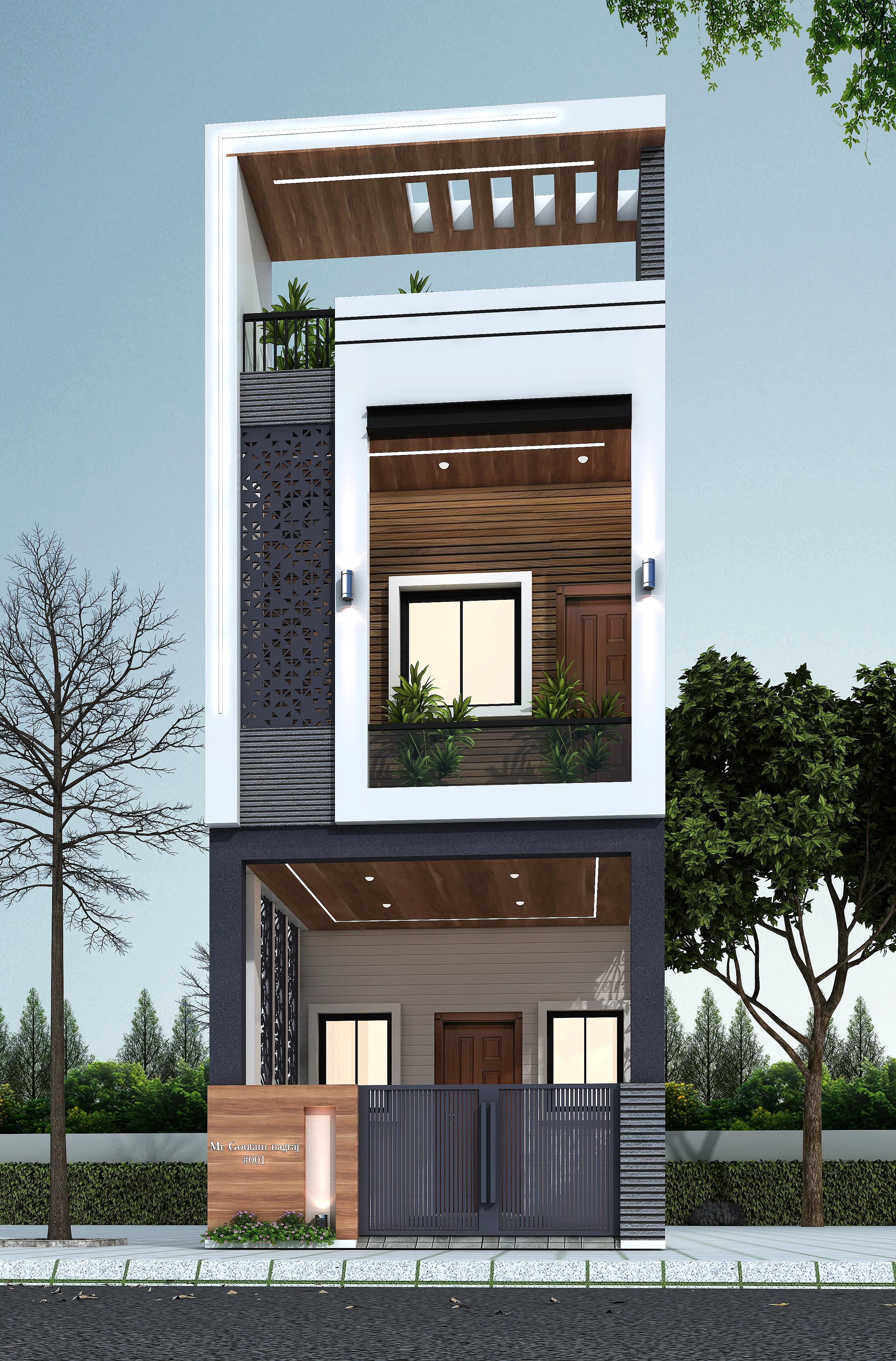 14X40 House plan- 560 sqft Residential house design At Indore [MP]