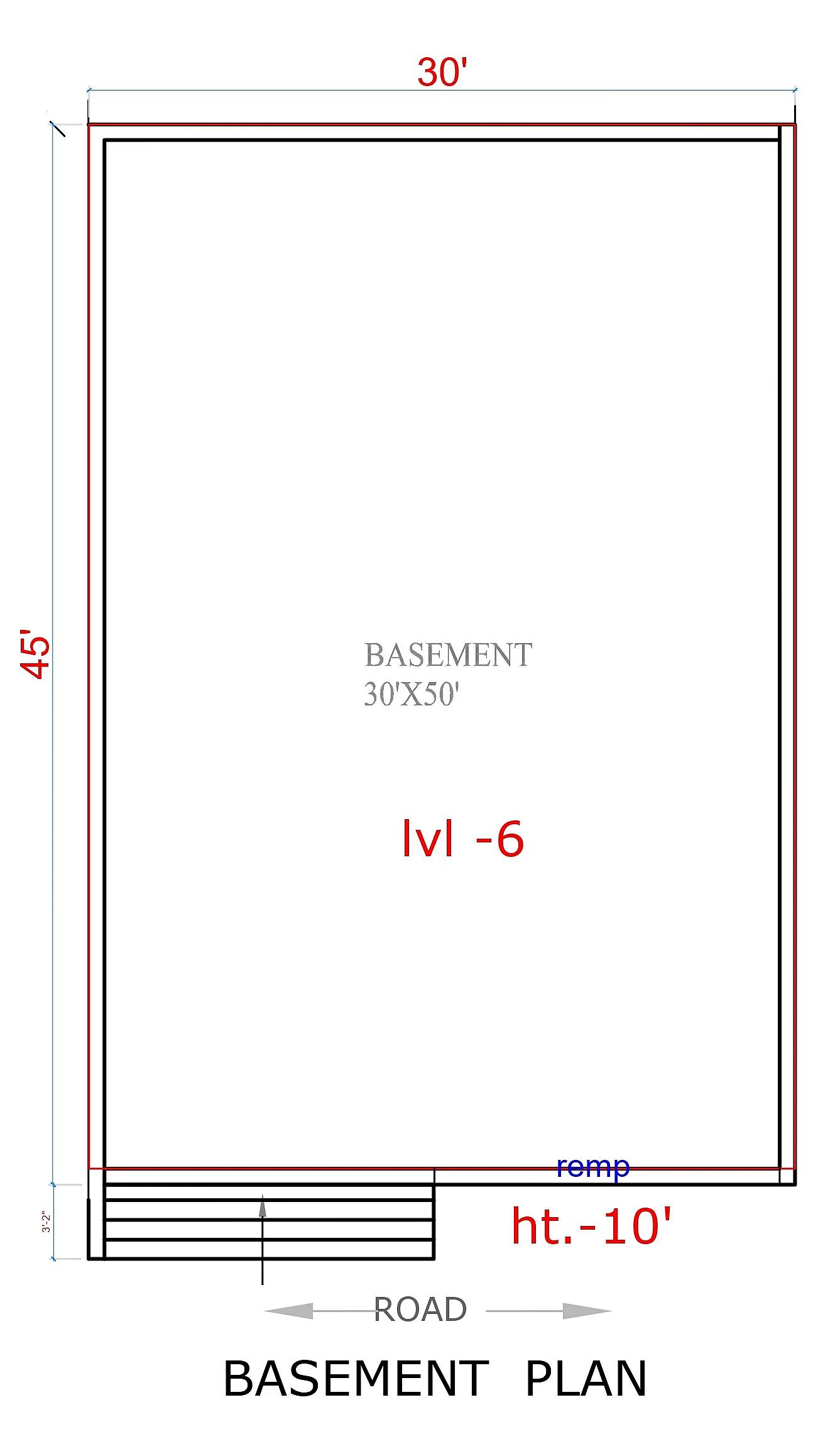 30X45 House With Shop plan- 1350 sqft Residential Cum Commercial house design At Vidisha thumbnail 4 — Project ID 7714