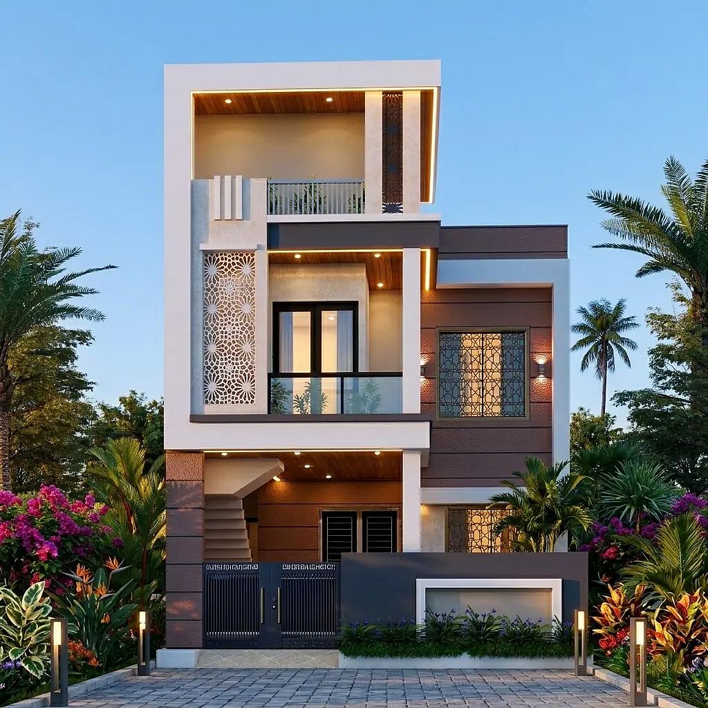 26X45 House plan- 1170 sqft Residential house design At NewDelhi thumbnail 1 — Project ID 8485