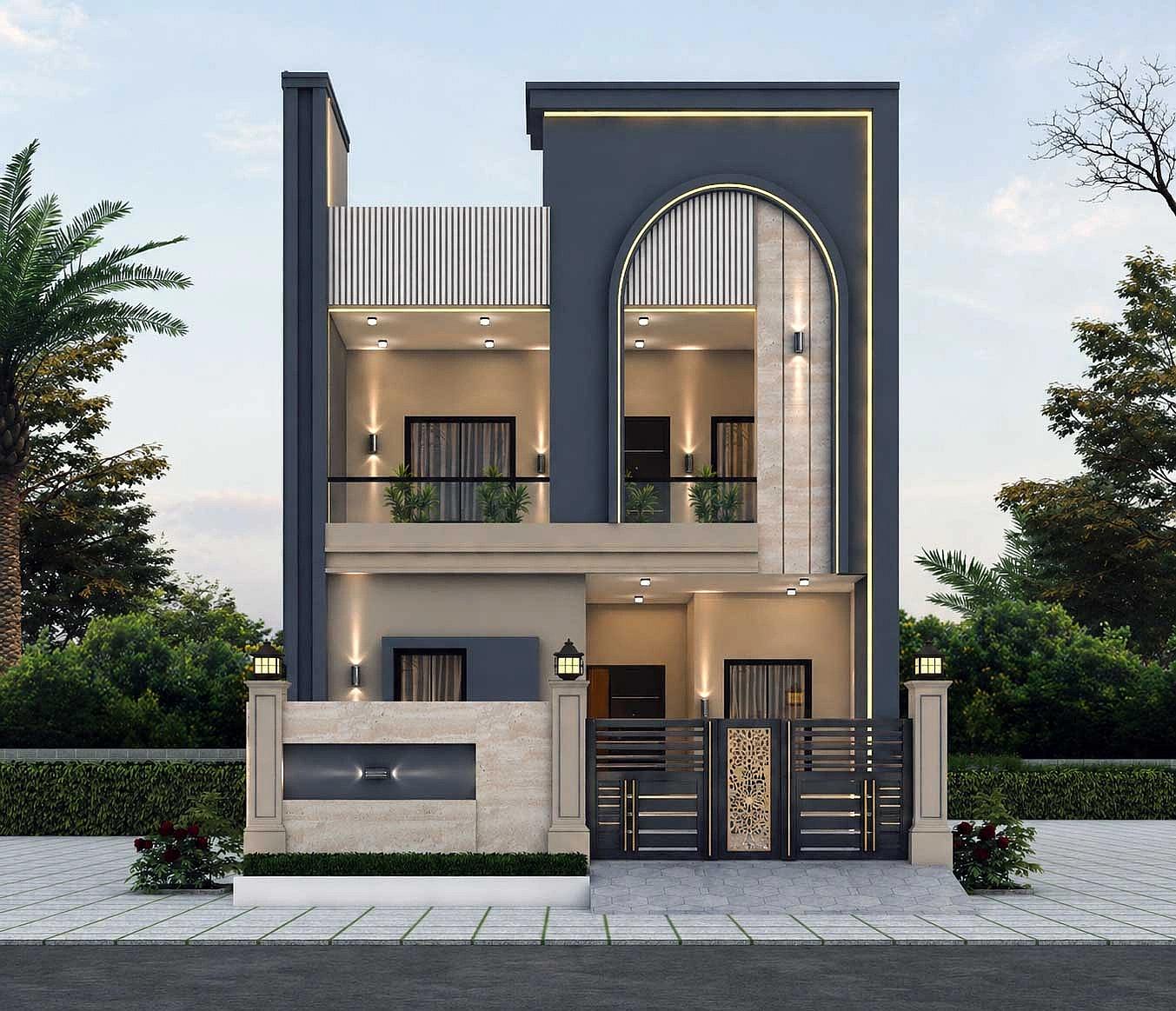 25X60 House plan- 1500 sqft Residential house design At Jhansi thumbnail 1 — Project ID 8486