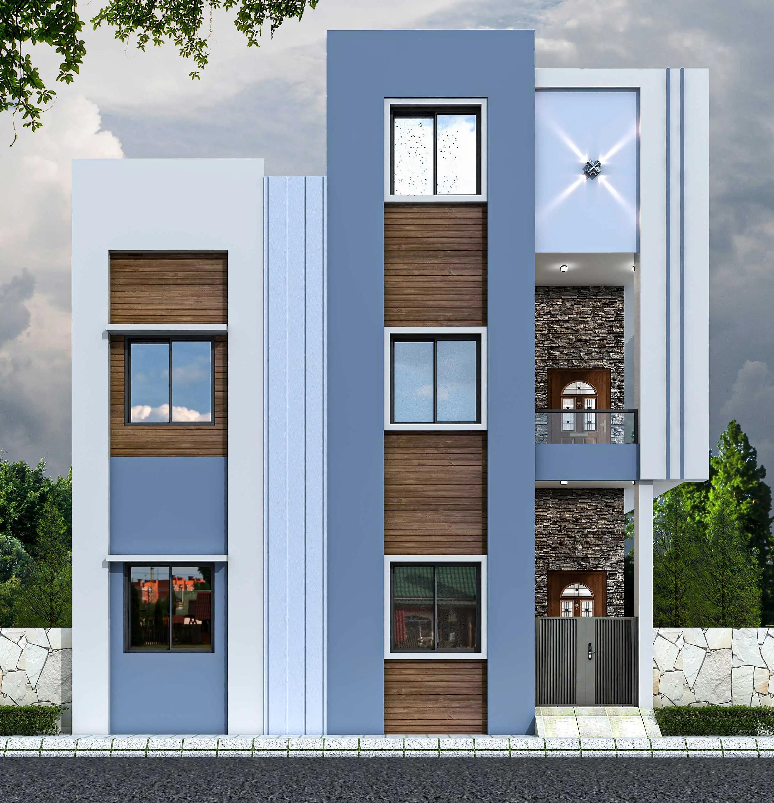 33X37 House plan- 1221 sqft Residential house design At Mathura thumbnail 1 — Project ID 8491