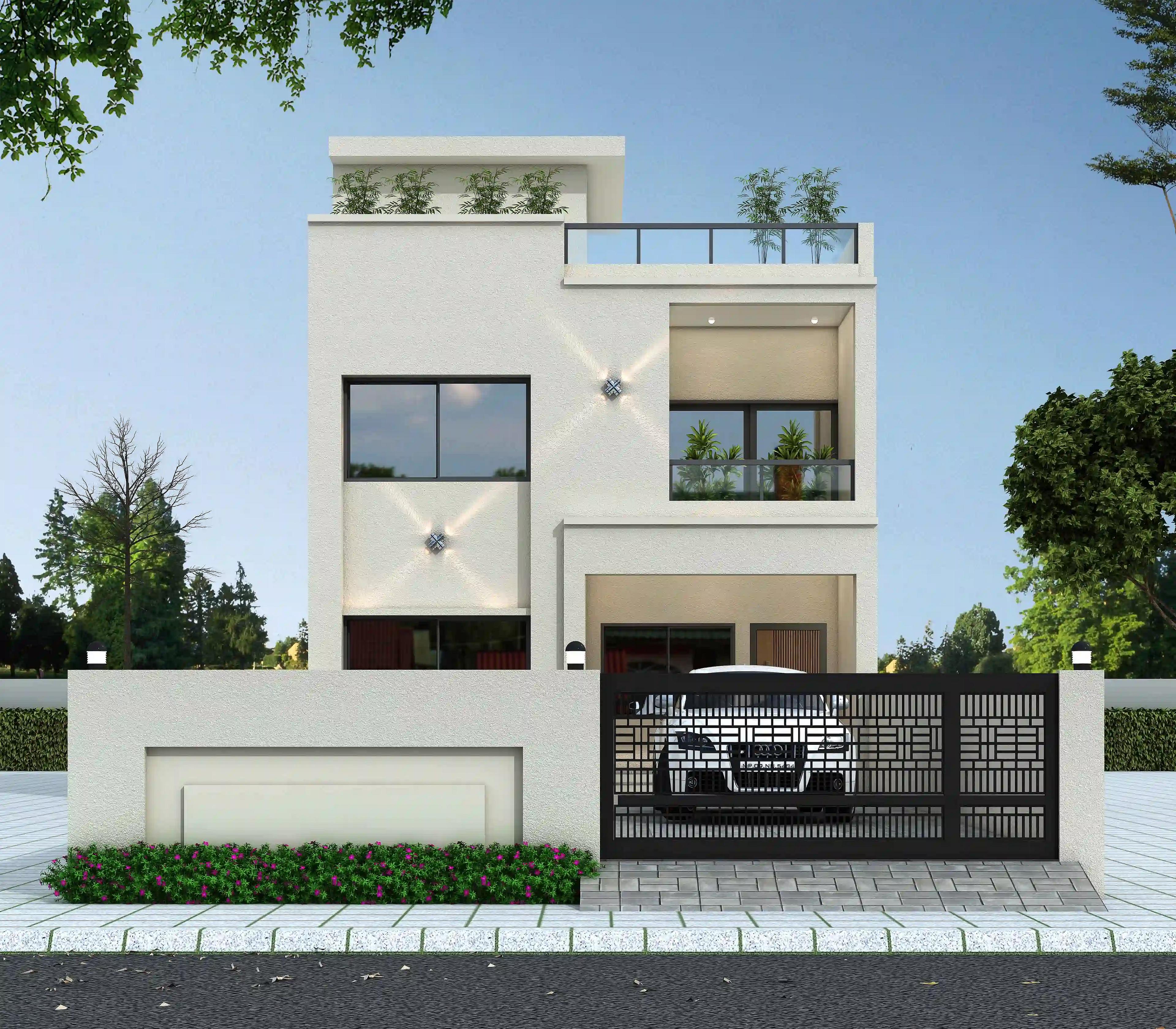 27X50 House plan- 1350 sqft Residential house design At Sikarndrabad thumbnail 1 — Project ID 8492