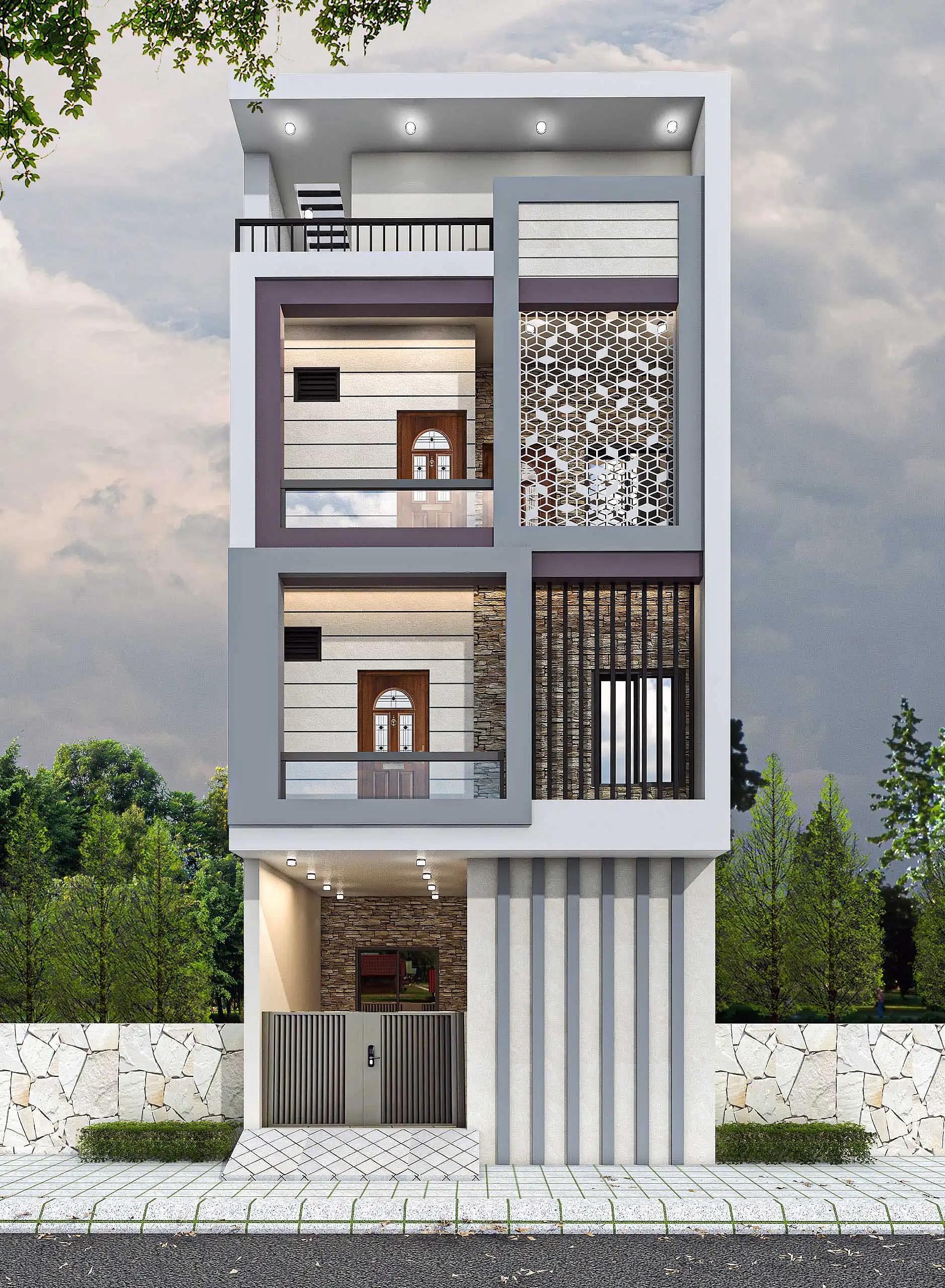 20X30 House plan- 600 sqft Residential house design At Bangalore thumbnail 1 — Project ID 8502