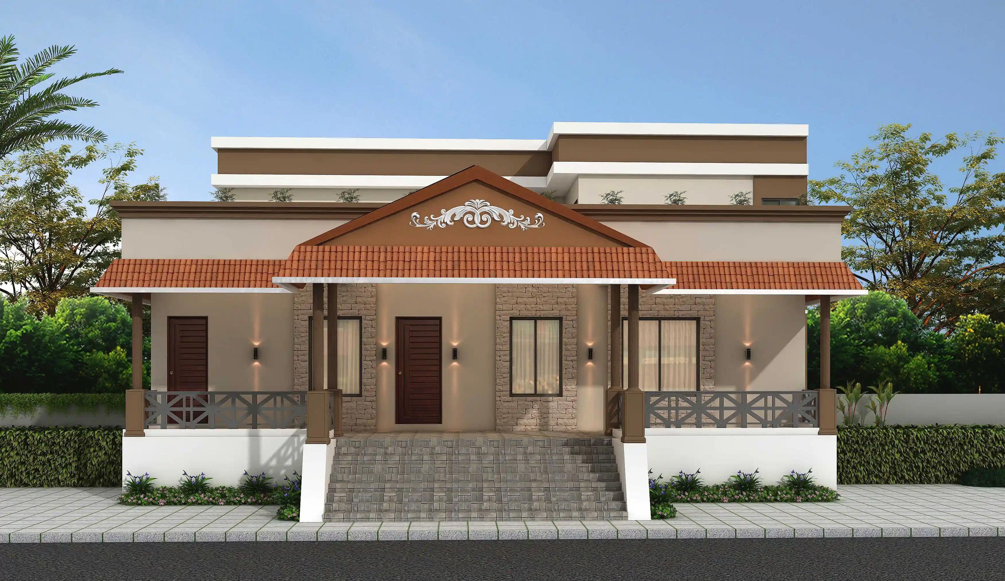 59X50 House plan- 2950 sqft Residential house design At Yadgiri thumbnail 1 — Project ID 8511