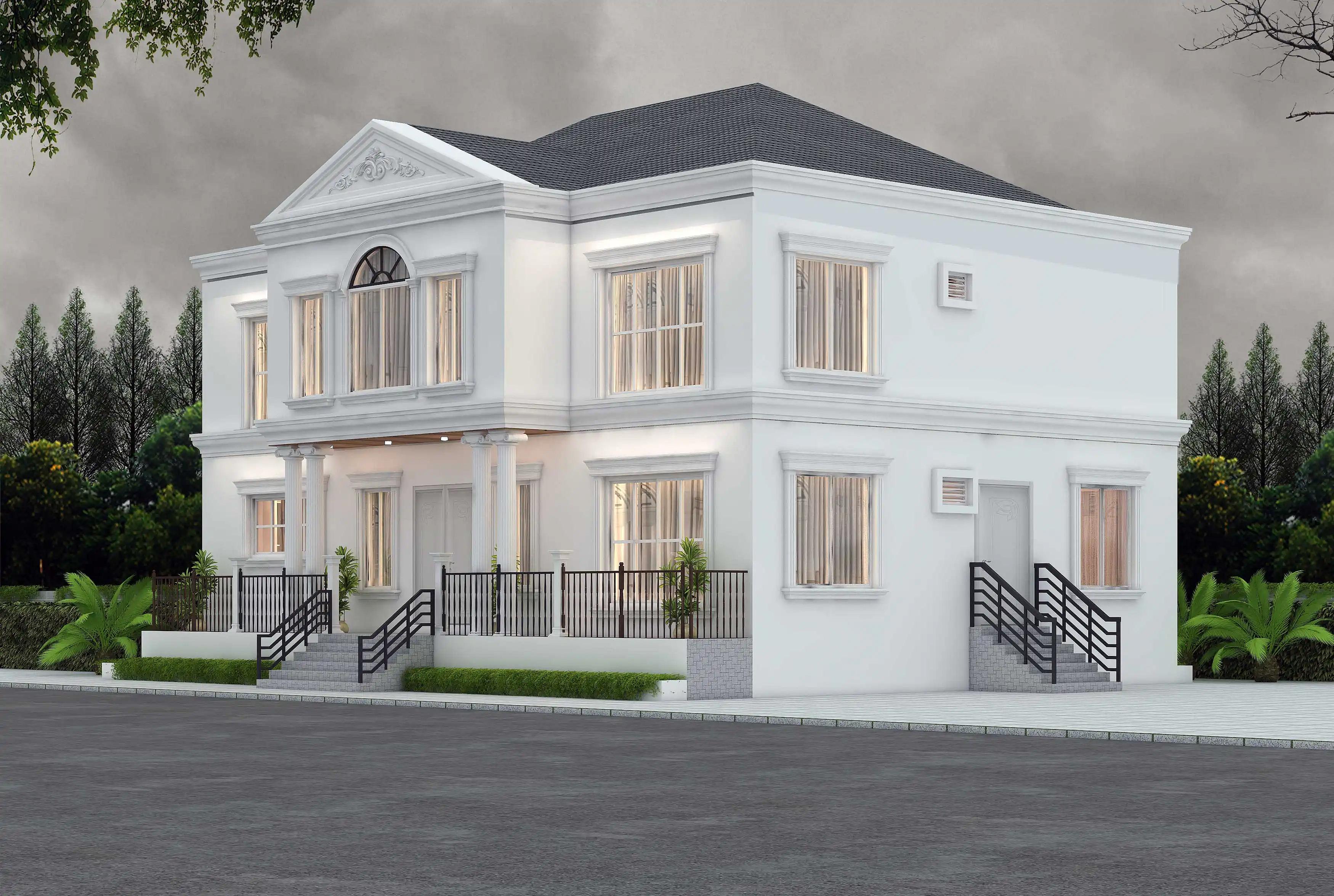 50X40 House plan- 2000 sqft Residential house design At Solapur thumbnail 2 — Project ID 8518