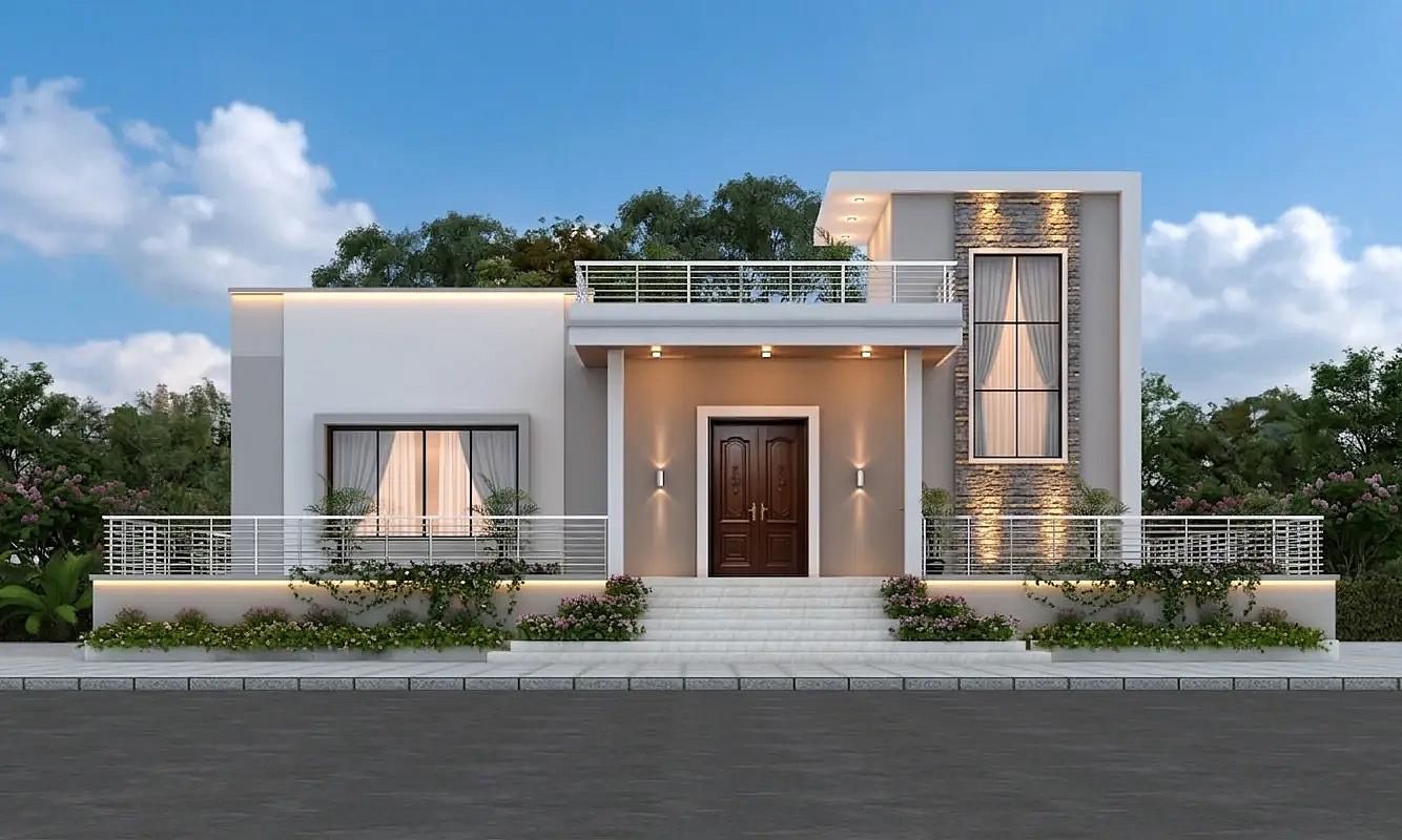 47X42 House plan- 1974 sqft Residential house design At Palghar — photo 1 — Project ID 8524