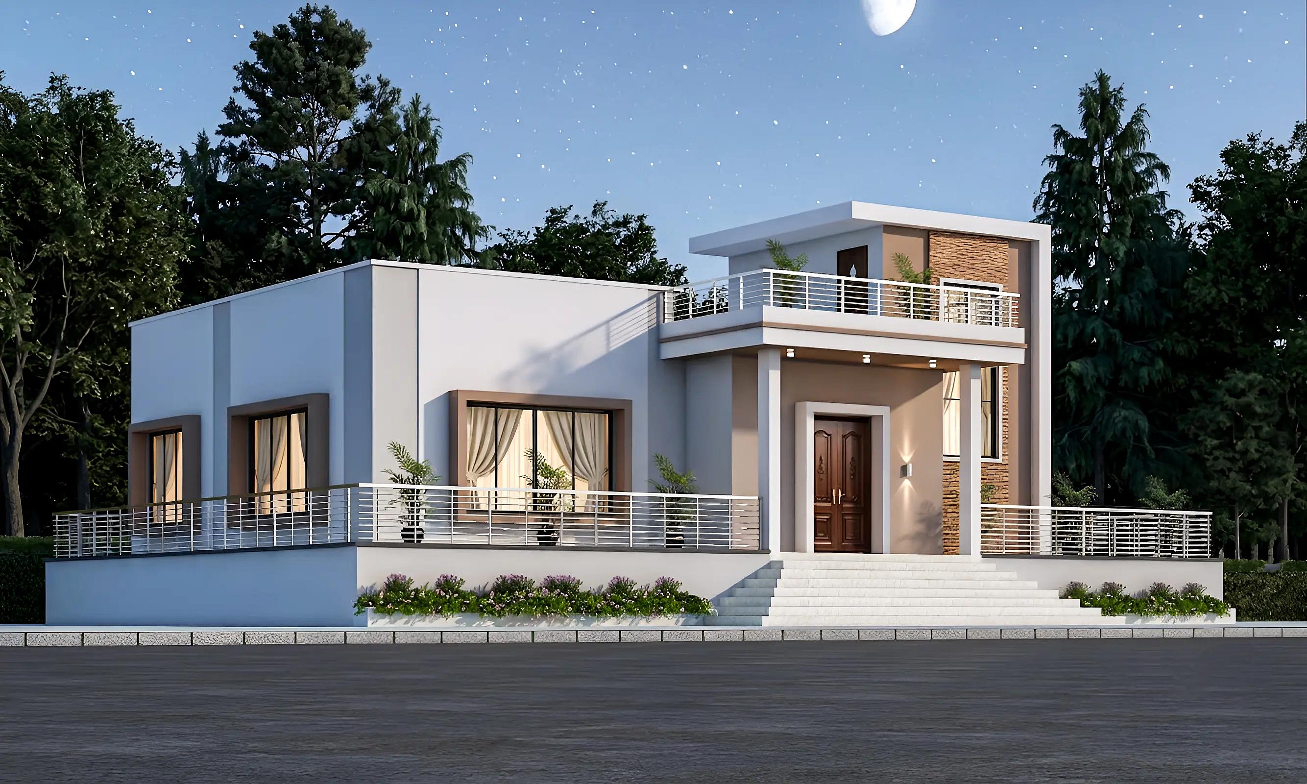 47X42 House plan- 1974 sqft Residential house design At Palghar thumbnail 2 — Project ID 8524