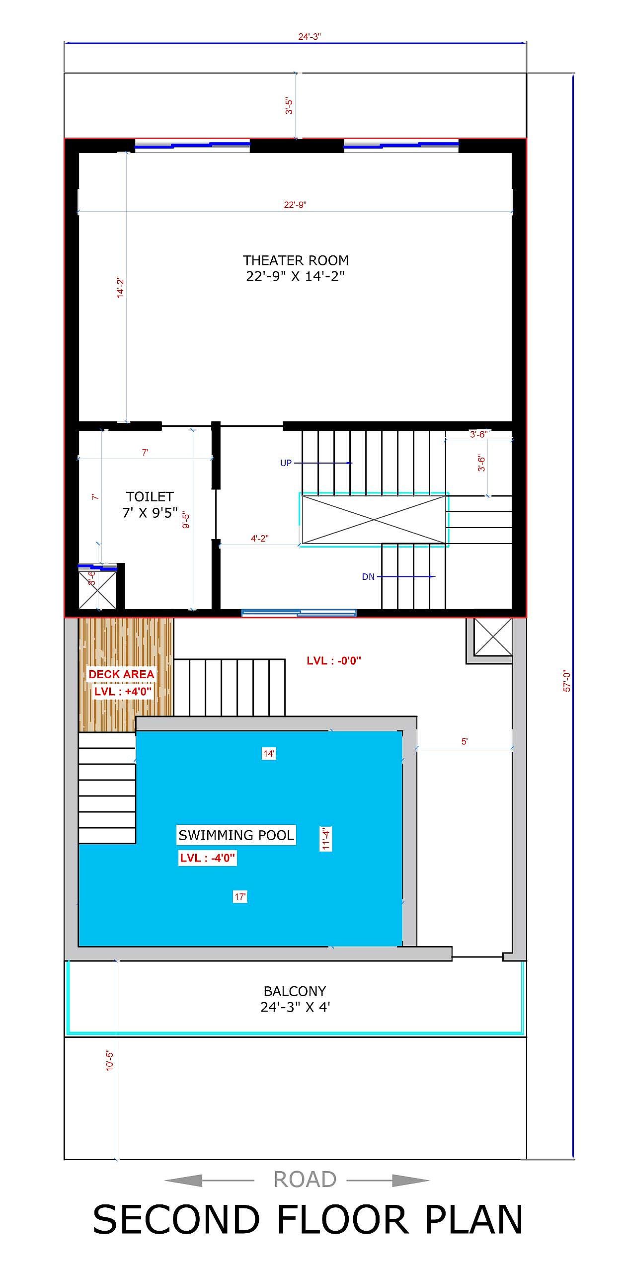 24X57 House plan- 1368 sqft Residential house design At Ajmer thumbnail 4 — Project ID 8534