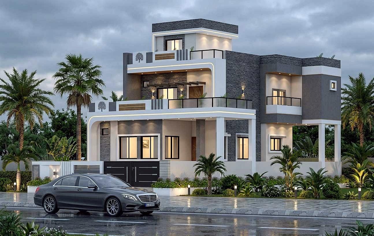 35X65 House plan- 2275 sqft Residential house design At Dholka — photo 1 — Project ID 8537